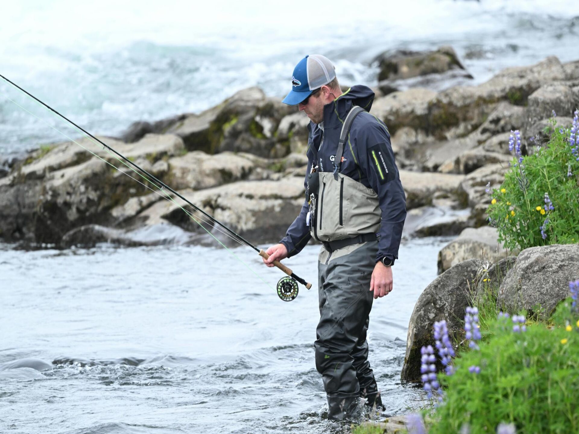 Fly fishing in Teton Valley
